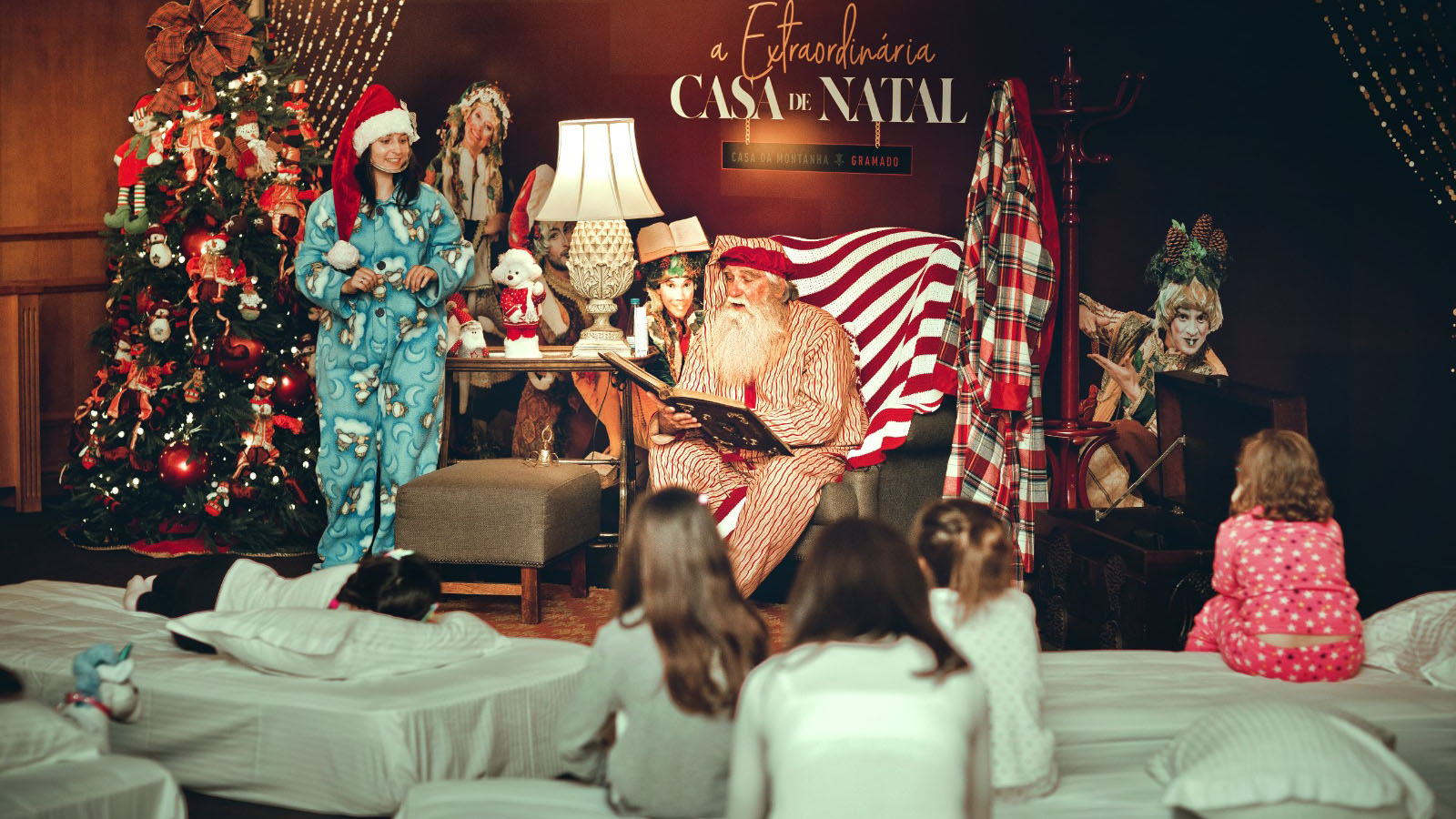 Natal do Casa da Montanha, Gramado, Contos de Natal com papai noel