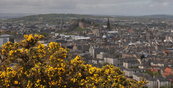 Edimburgo vista do Arthur's Seat