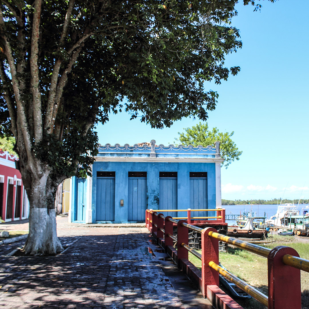Cais do porto de Santa Cruz Cabrália