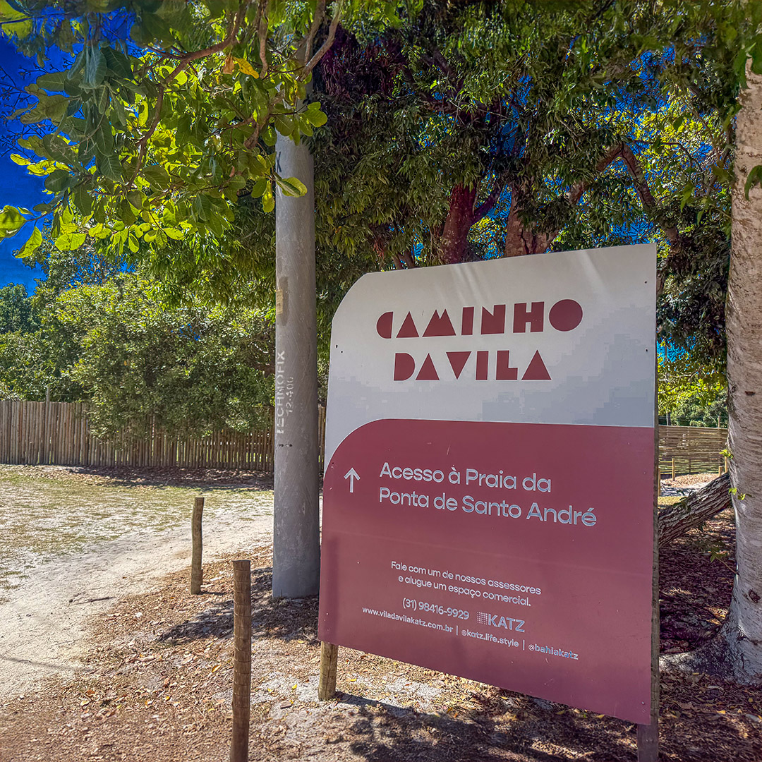 Passagem para a praia da Ponta de Santo André