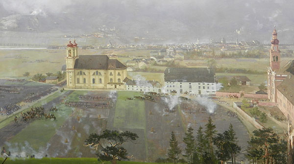 Pintura no museu Panorama