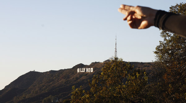 O letreiro "Hollywood"