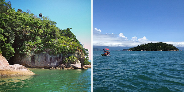 Passeio de barco em Paraty