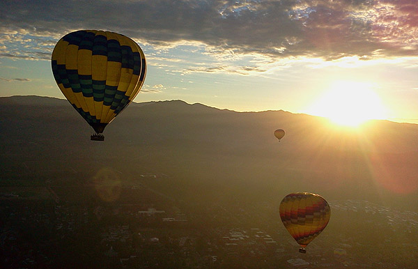 Passeio de balão em Napa Valley