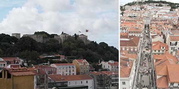 Miradouro da Graça e Elevador Santa Justa