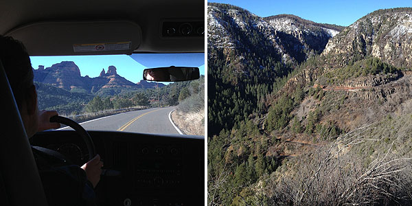 Estrada panorâmica 89A