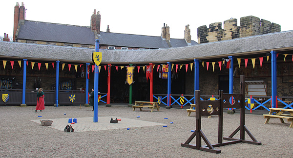 Área infantil no Alnwick Castle
