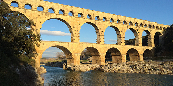 Provence e Côte d'Azur no inverno - Pont du Gard