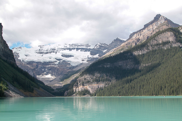 Vista de lake Louise