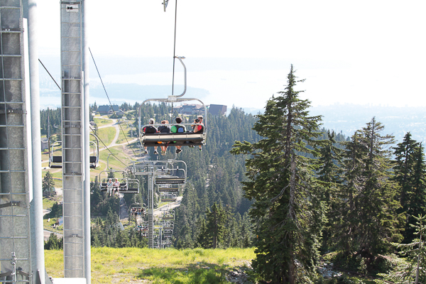 Teleférico aberto Grouse Mountain