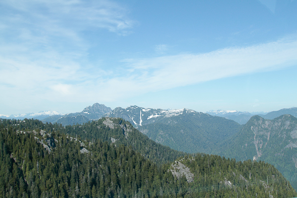 Vista geral Grouse Mountain