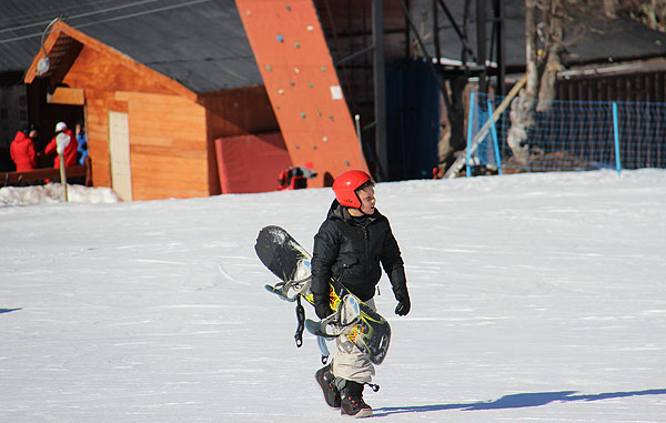 Snowboard em Termas de Chillán