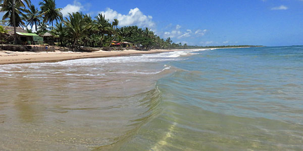 Como chegar de carro a Barra Grande e Península de Maraú: praia de Algodões