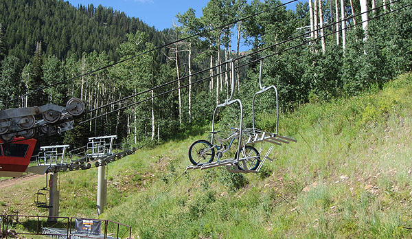 Teleférico para bicicletas