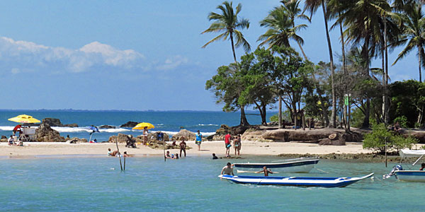 Costa do Dendê: como chegar - Morro de São Paulo