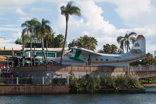 Avião do Margaritaville, no CityWalk