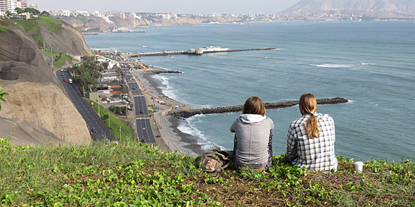 câmbio e transporte em Lima