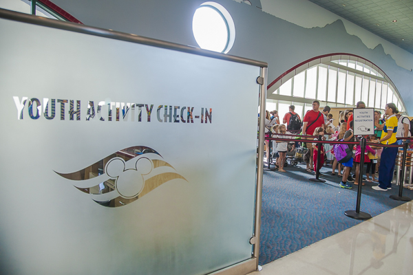 Check-in do Disney Dream