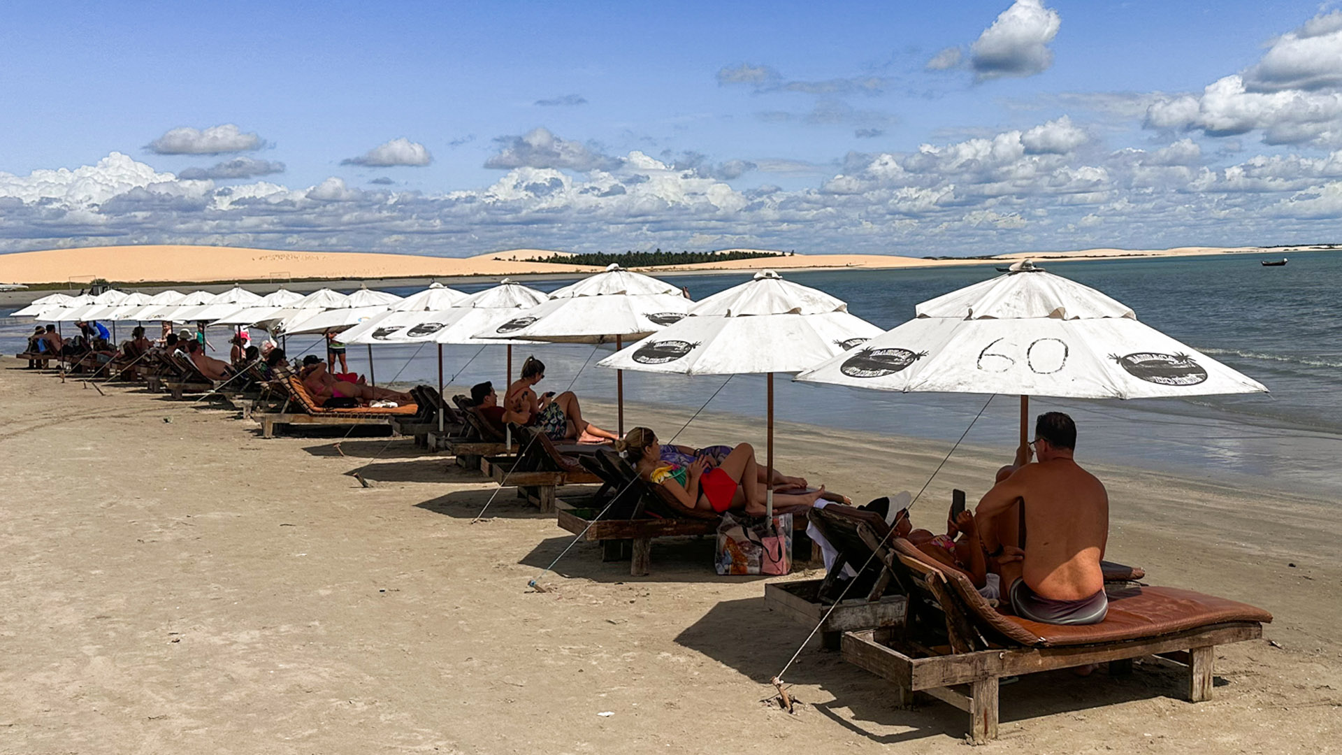 Praia central de Jericoacoara