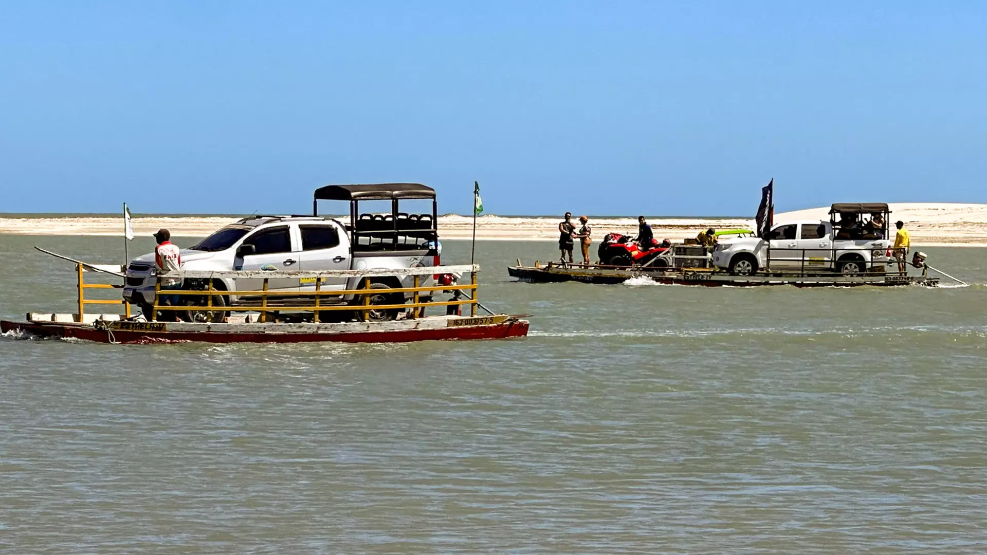 Jericoacoara passeio lado Oeste- travessia rio Guriú