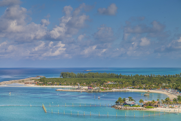 Praia de Castaway Cay