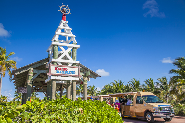 Trenzinho em Castaway Cay