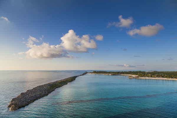 Piscina natural em Castaway Cay