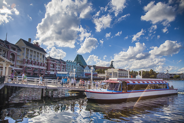 Lago do Boardwalk em Orlando