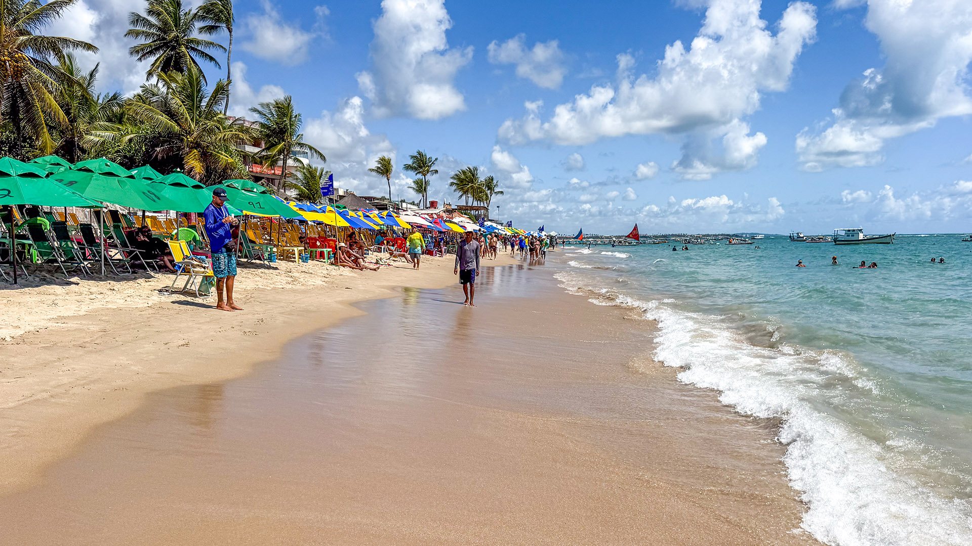 O que fazer em Porto de Galinhas 26 Praia da Vila - lado direito - Porto de Galinhas
