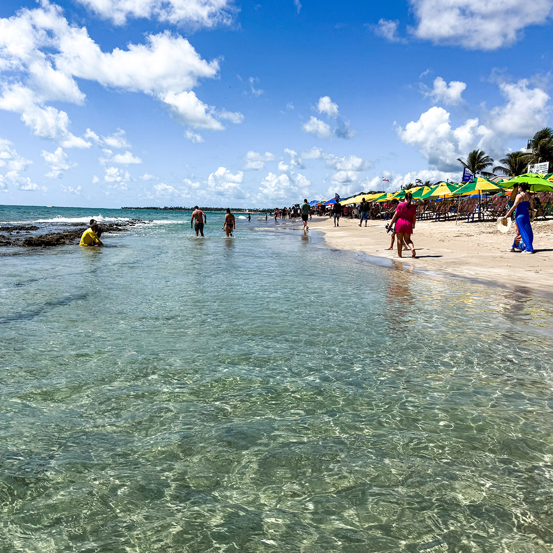 O que fazer em Porto de Galinhas 25 Praia da Vila - lado direito - Porto de Galinhas