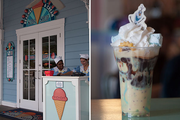 Sorveteria do Boardwalk, em Orlando