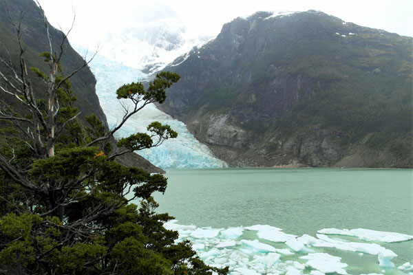 Patagônia de carro: Glaciar Bamaceda