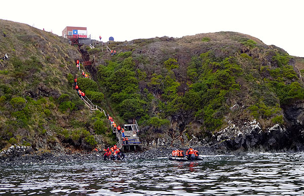 Desembarque no Cabo Horn