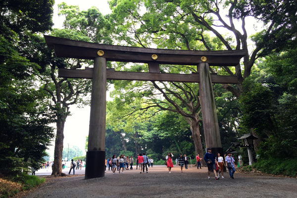 Tóquio zen Meiji-Jingu-Torii-toquio-relato-vista