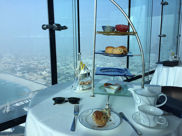 Burj Al Arab chá da tarde