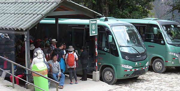 Saída de Machu Picchu