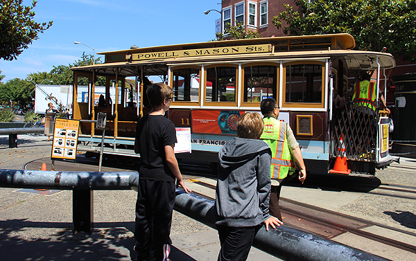 transporte em san francisco cable car