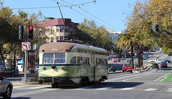 transporte em san francisco streetcar