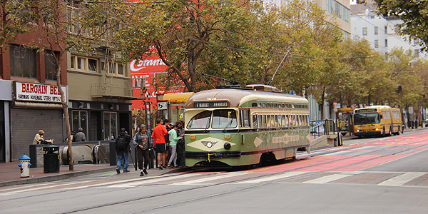 transporte em san francisco streetcar