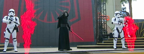 Novidades Disney: palco Star Wars