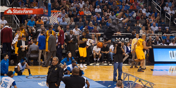 COMO É UM JOGO DE BASQUETE EM ORLANDO [AO VIVO] 