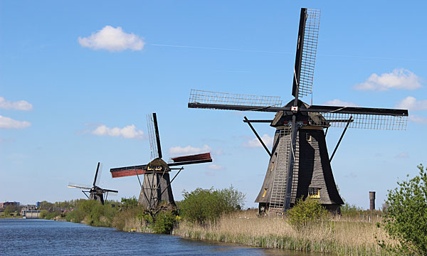 Kinderdijk: o melhor lugar para ver moinhos de vento na Holanda