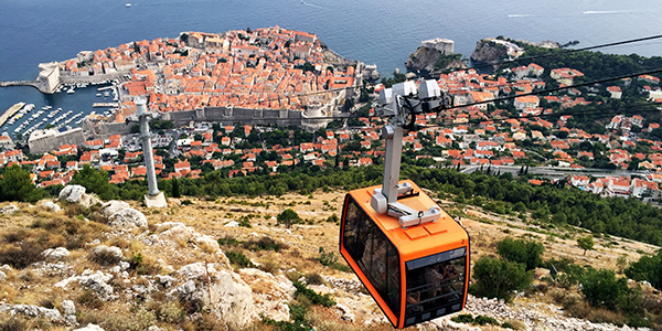 Dubrovnik - Zicara - liga o Centro Histórico ao Monte Srd