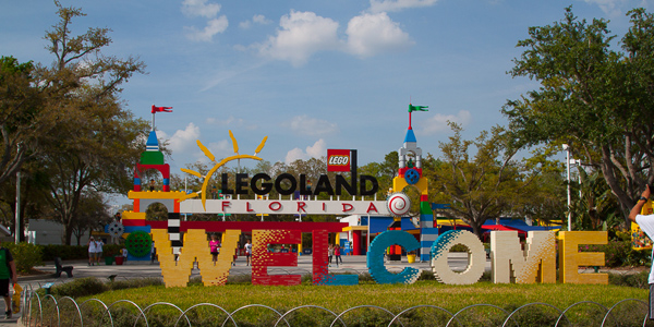 Entrada do Legoland Flórida