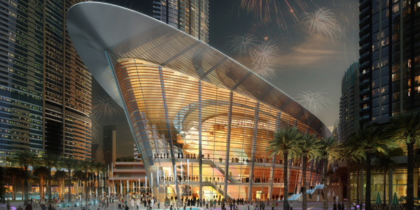 Fachada do Dubai Opera