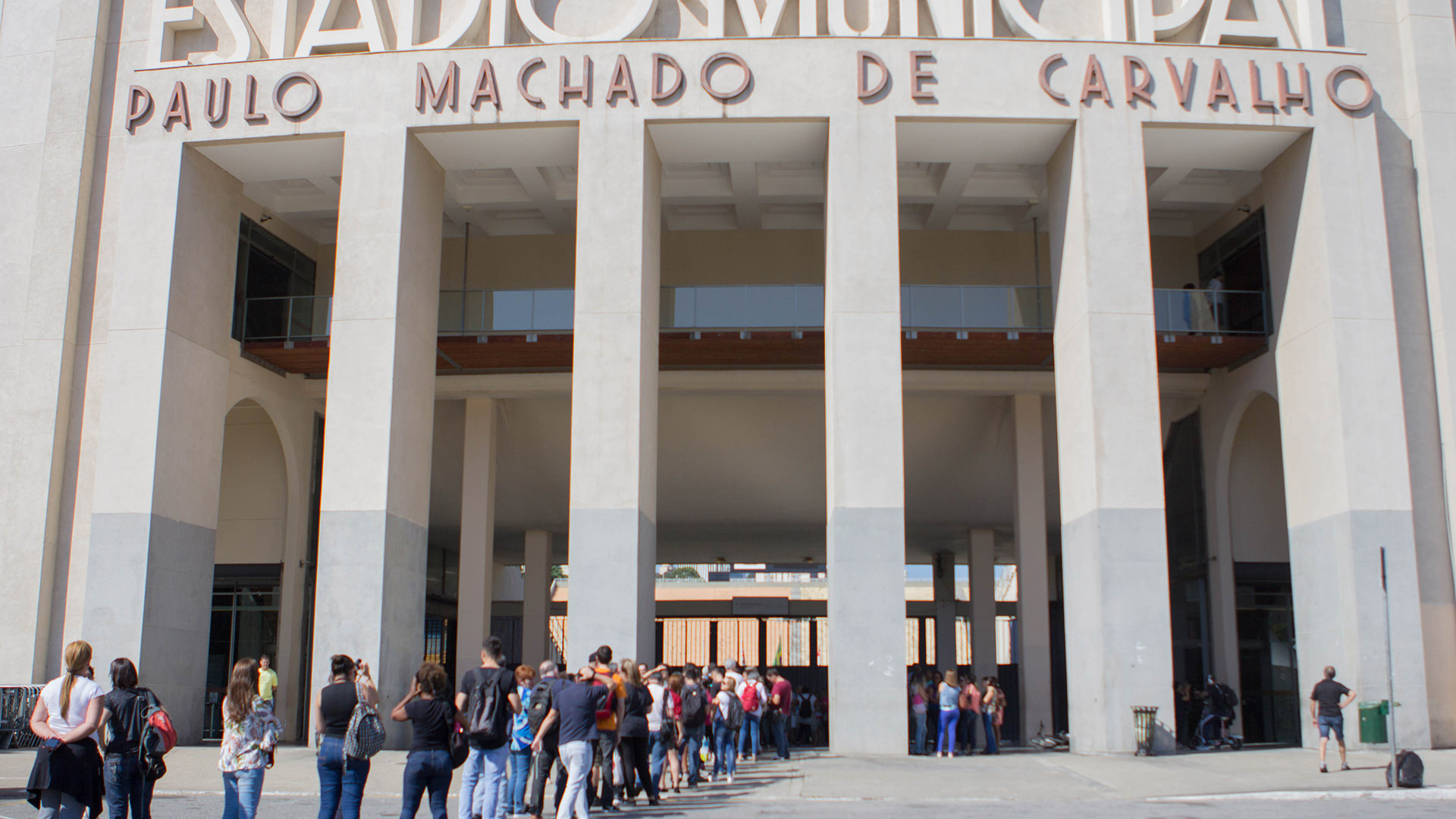 museu do futebol fachada pacaembu