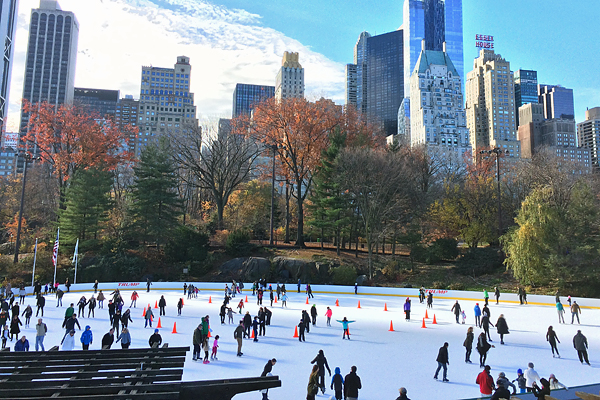 central park patinação no gelo