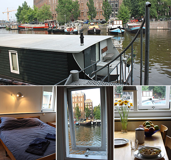 Onde ficar em Amsterdã: casa-barco