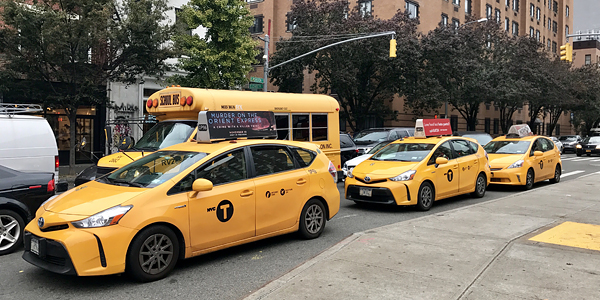 transporte em nova york taxi
