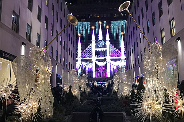 Nova York inverno: decoração natalina no Lotte Hotel